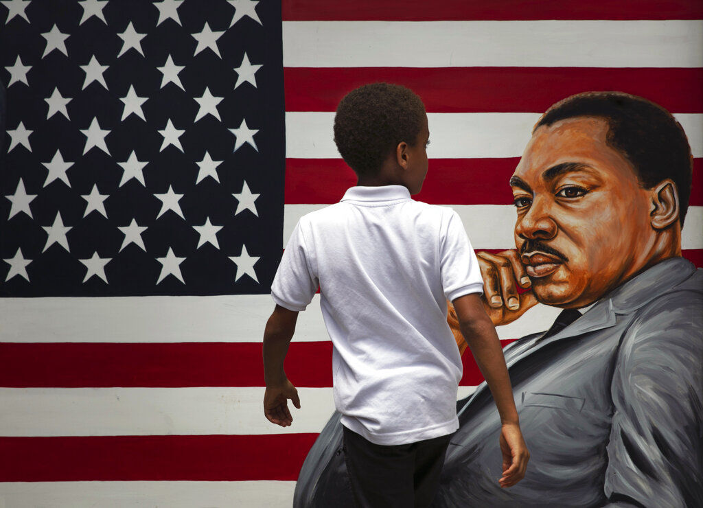 APTOPIX Juneteenth Los Angeles
